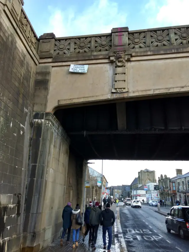 Bridge outside Turf Moor