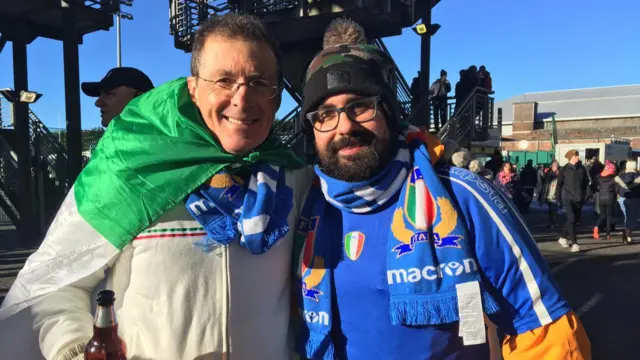 Italy fans