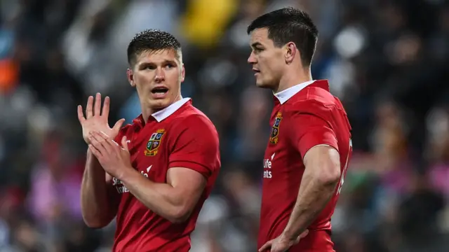 Owen Farrell and Jonny Sexton