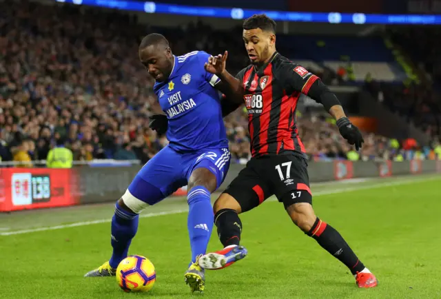 Sol Bamba and Joshua King