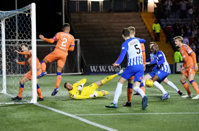 The sides drew 0-0 in the first match at Rugby Park