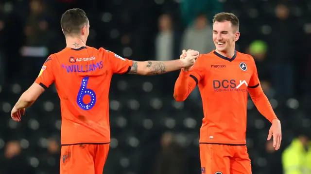 Jed Wallace celebrates his goal