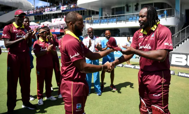 John Campbell and Chris Gayle