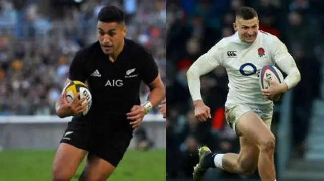 Rieko Ioane and Jonny May