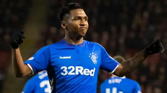 Morelos has scored 23 goals for Rangers this season