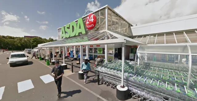 An Asda store