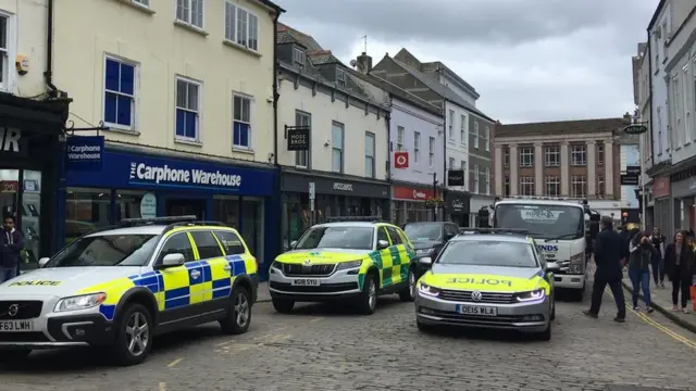 Truro crash scene