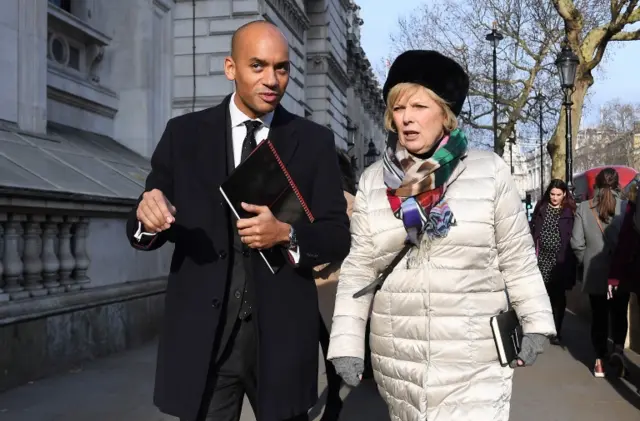 Anna Soubry and Chuka Umunna