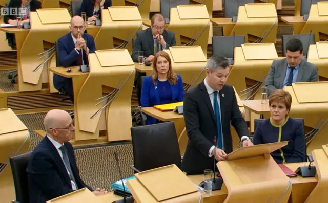 Finance Secretary Derek Mackay