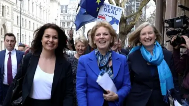 Heidi Allen, Anna Soubry and Sarah Wollaston