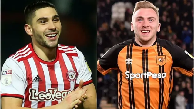 Neal Maupay and Jarrod Bowen