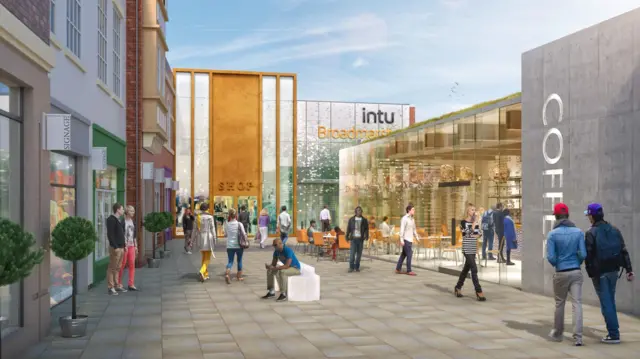 Artist impression of intu Broadmarsh