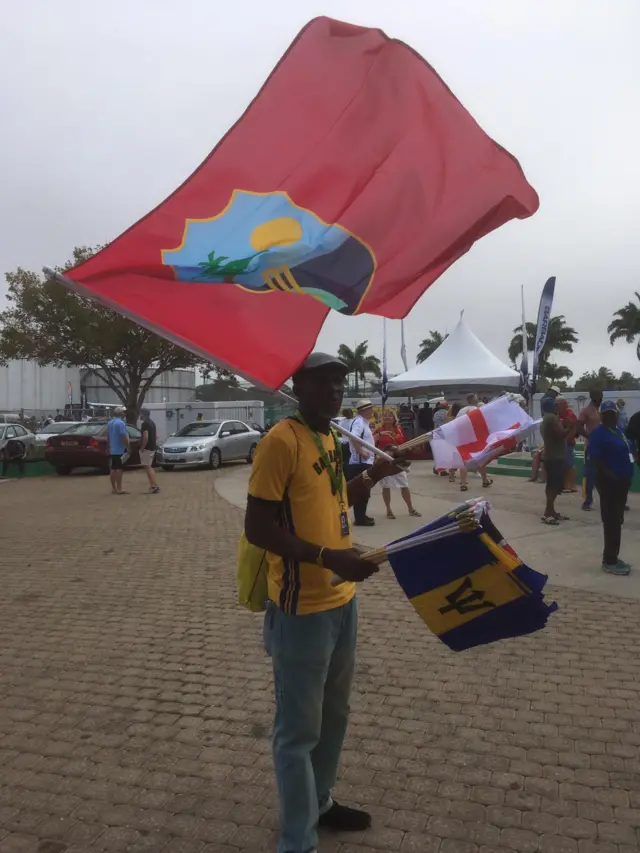 Flag seller