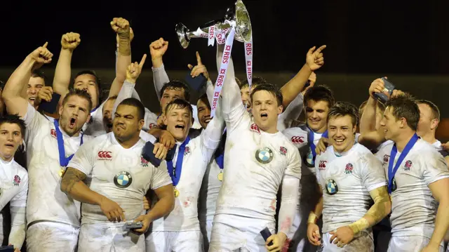 England under-20s win the 2013 Six Nations