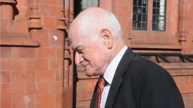 Richard Alderman outside court