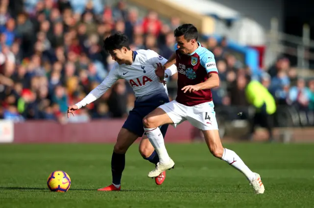 Son Heung-Min and Jack Cork