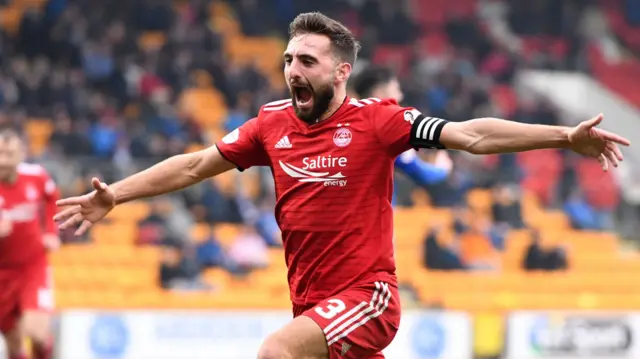 Aberdeen's Graeme Shinnie scored twice