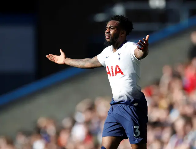 Danny Rose gestures