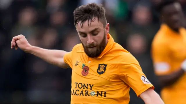 Livingston midfielder Stevie Lawless