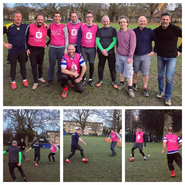 East London Ladies F.C. DADS squad