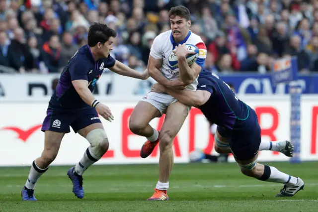 Damian Penaud and Jonny Gray