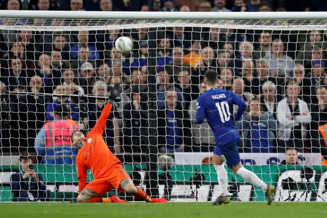 Eden Hazard and Ederson