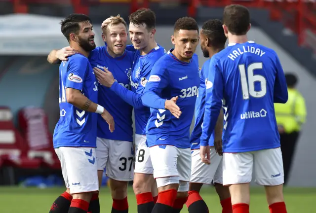 Rangers celebrate