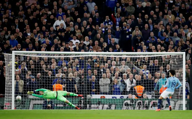 Leroy Sane and Kepa Arrizabalaga