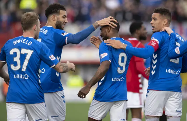 Rangers celebrate