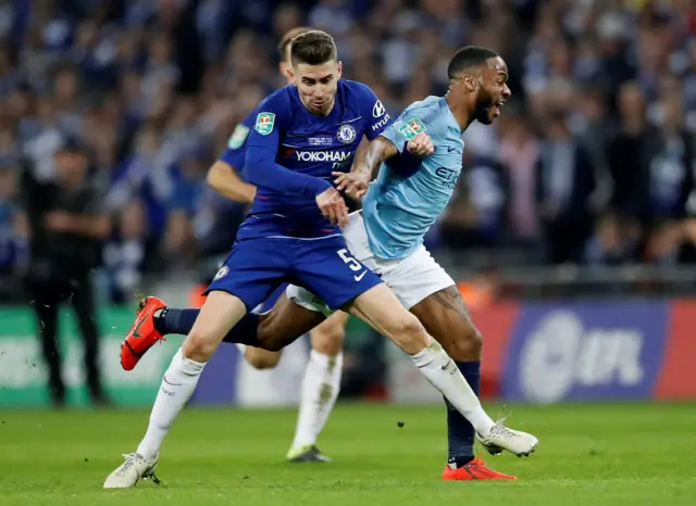 Jorginho and Raheem Sterling