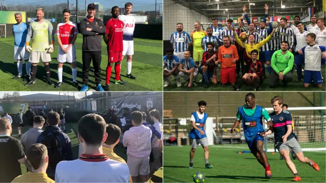 Action from the FA People's Cup first round, day two