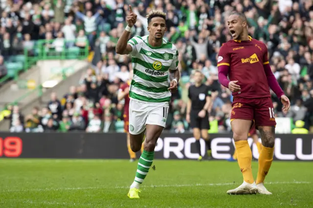 Scott Sinclair celebrates