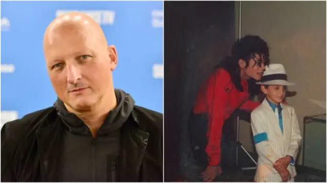 Dan Reed and Michael Jackson with Wade Robson