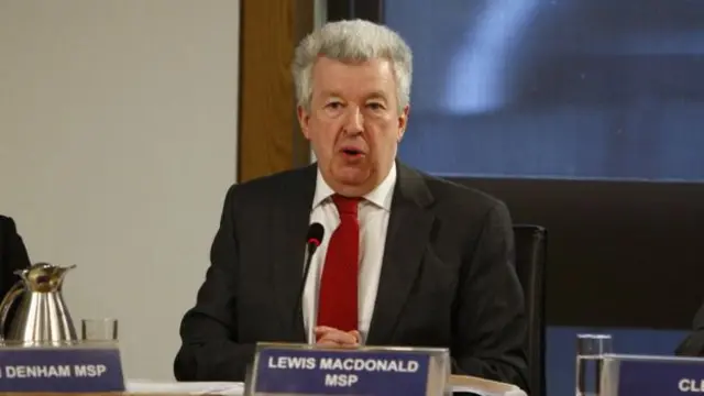 Lewis Macdonald is asking for input from healthcare workers