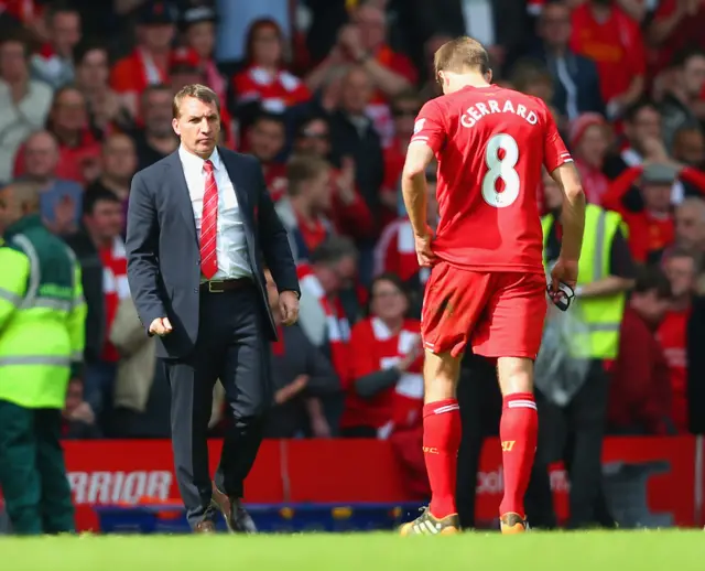 Brendan Rodgers and Steven Gerrard