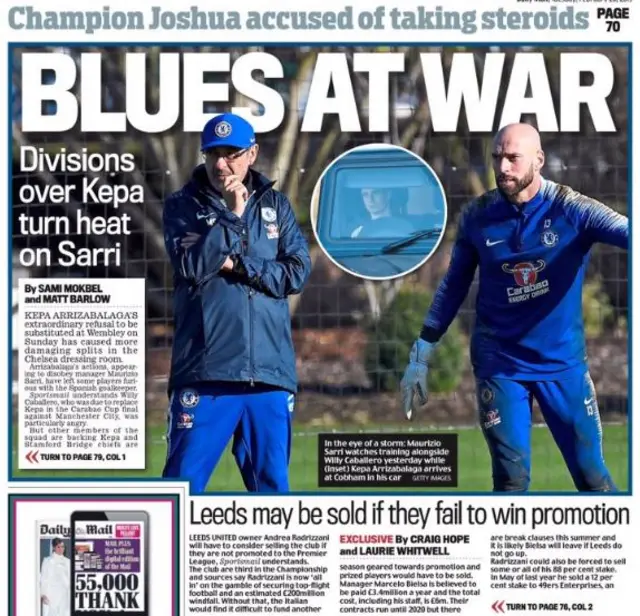 Daily Mail back page