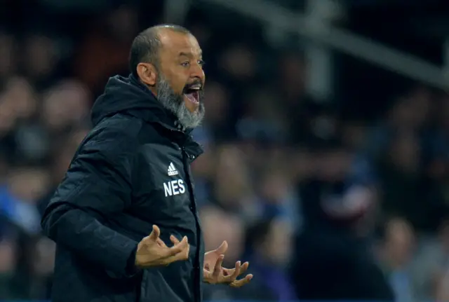 Wolverhampton Wanderers manager Nuno Espirito