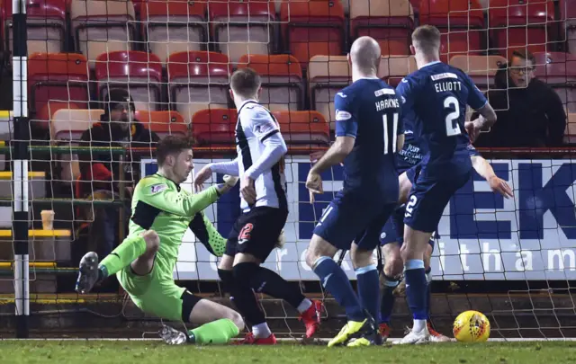 Bruce Anderson scores for Dunfermline