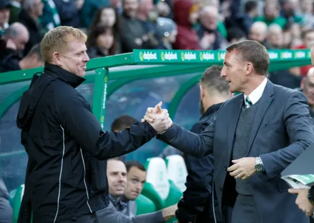 Neil Lennon and Brendan Rodgers