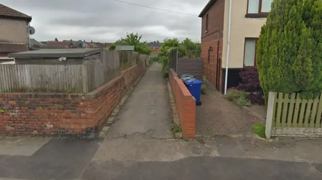 The lane in Edlington