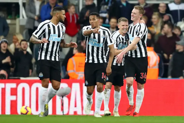 Newcastle celebrate