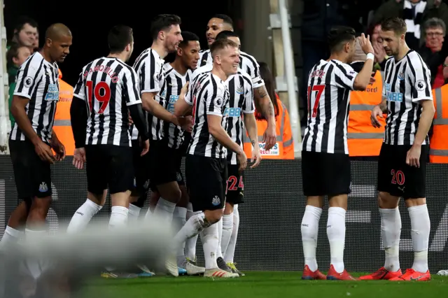 Newcastle celebrate