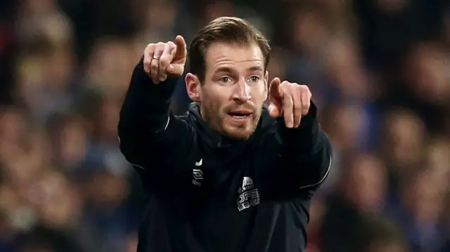 Manager of Huddersfield Town Jan Siewert