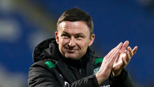 Hibs head coach Paul Heckinbottom