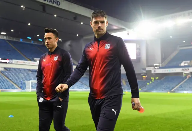 Dundee defender Darren O'Dea at Ibrox