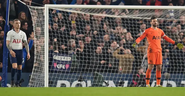 Kieran Trippier and Hugo Lloris