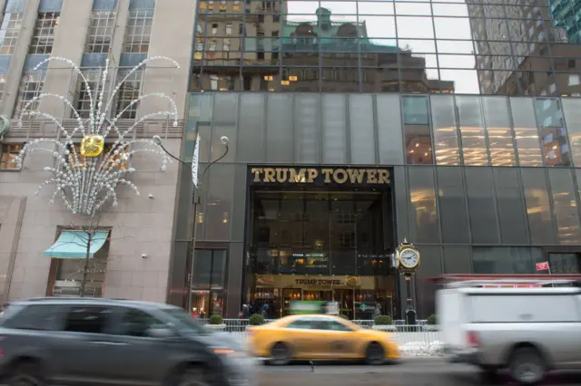 Trump Tower in New York.