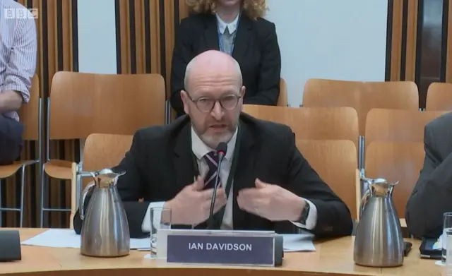 Ian Davidson from the Scottish government