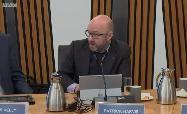 Scottish Green co-convener Patrick Harvie