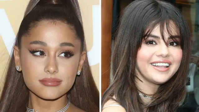 Ariana Grande and Selena Gomez